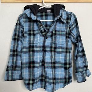 Kids Plaid Overshirt